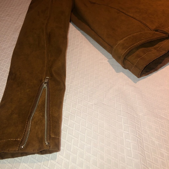 Forever 21 Men Faux Suede Moto Jacket Size S - Picture 6 of 6